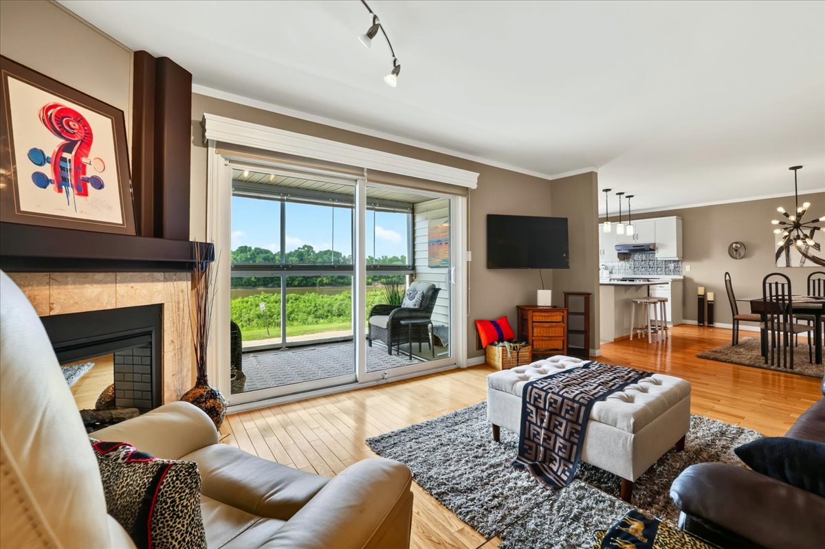 Interior of Suite 108 at Royal Edgewater